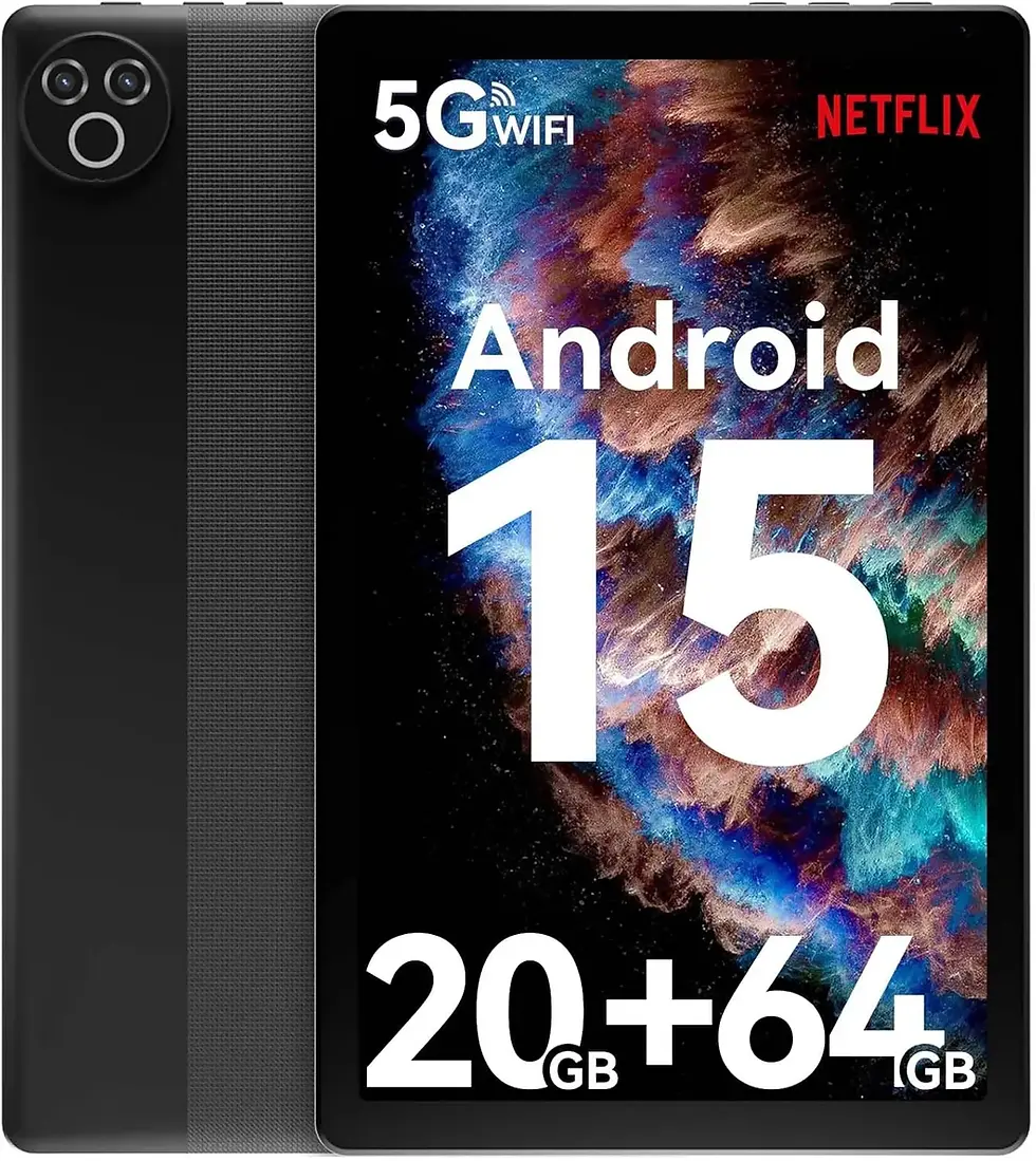 Thumbnail: URAO Android 15 Tablet 10.4 Inch OS GMS Certified Tablets 1.8 GHz 20GB RAM 64GB 