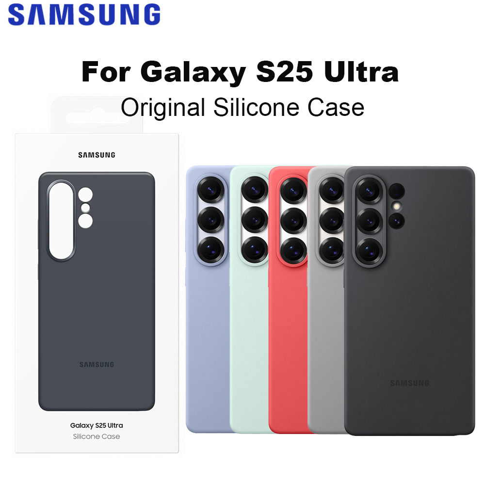 Original for Samsung Galaxy S25 Ultra Silicone Case High Quality Soft Silicone C