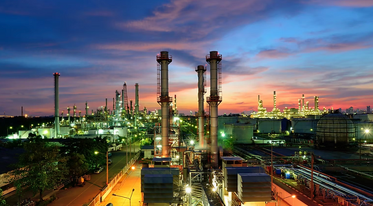 CarbonFish Power Plant at sunset