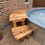 Thumbnail: Handmade Curved Cedar Bench