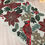 Thumbnail: Christmas handmade table runner, flower with parrot, Poinsettia runner, 13x36in