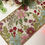 Thumbnail: Floral spring table runner, handmade beaded, 13x36inch, multicolour