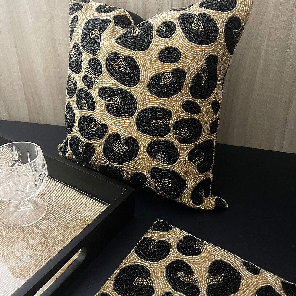 Thumbnail: Enliven introduces a set of cushion covers (Sizes available), tray, and placemat