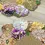 Thumbnail: Set of 4, Handmade placemat, bead and sequins work, 14 inch, gifts