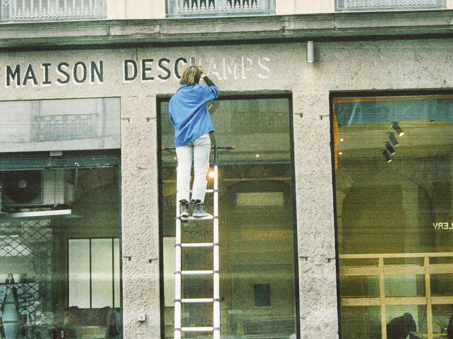 Maison Deschamps boulangerie Lettre peintes Lyon