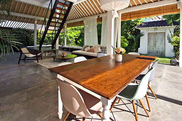 A spacious living room with view