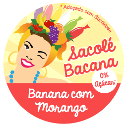 banana com morango