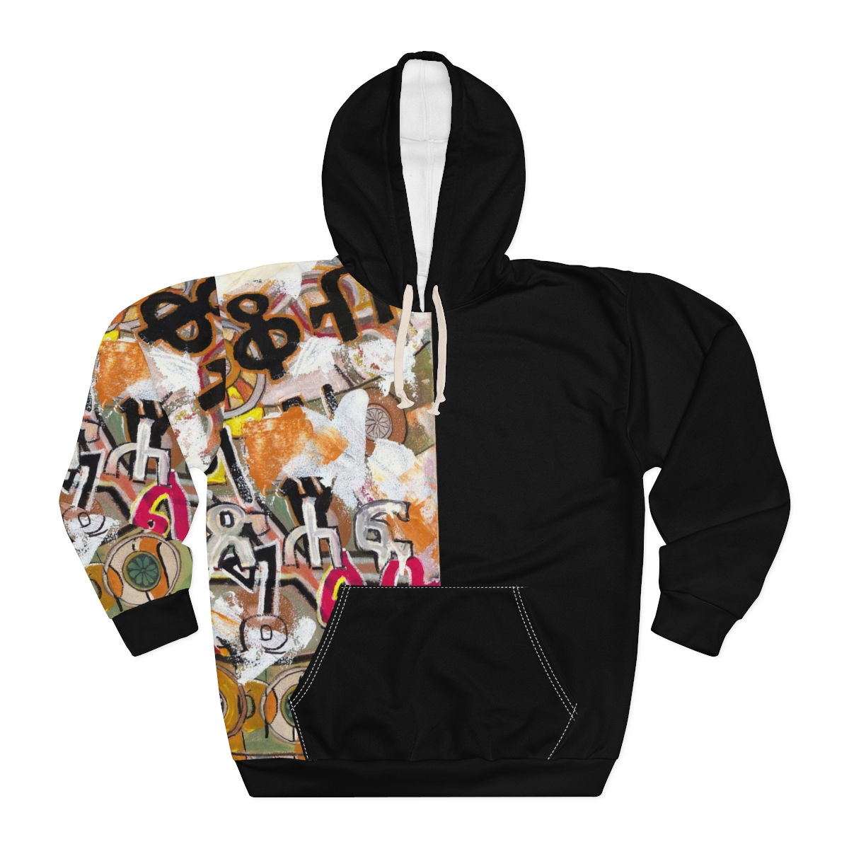 ABSTRACT HOODIE PULL OVER