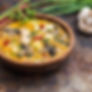 SMOKED CHICKEN AND MUSHROOM SOUP