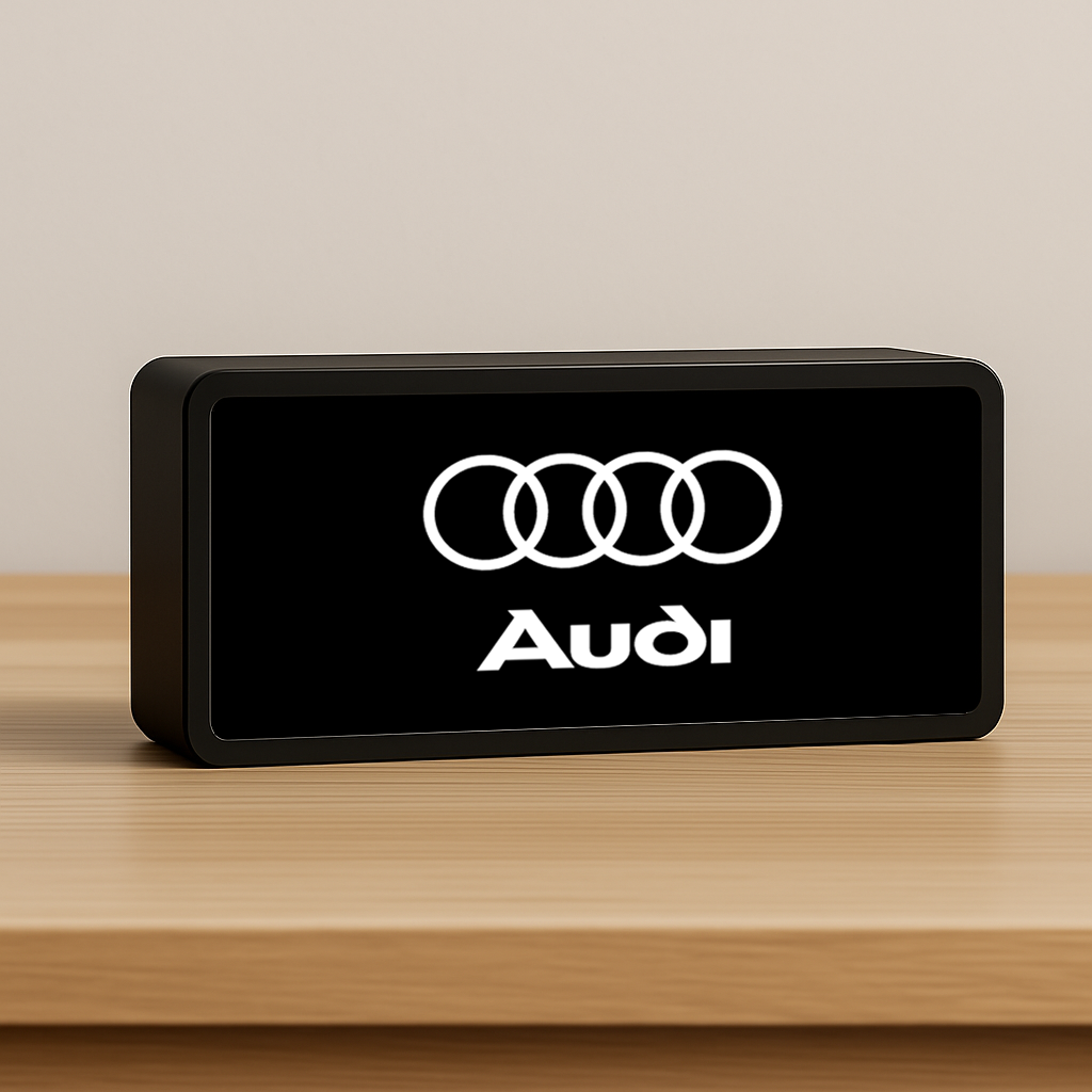 Işıklı Biblo Audi Gece Lambası Led Lamba 