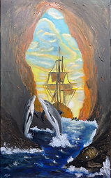 Painting of Dolphins