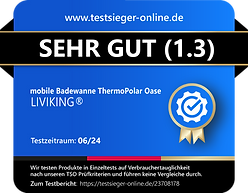 LIVIKING mobile Badewanne: "Sehr Gut" (1.3), Test 06/24