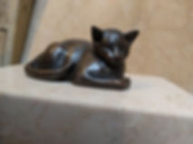 "Bumble" cat. Pewter