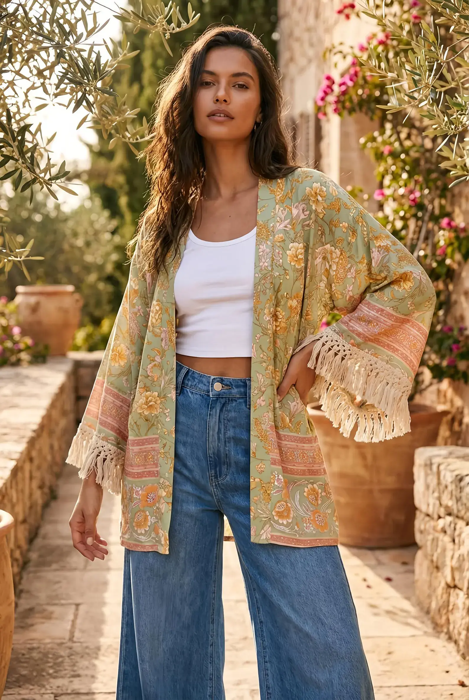 Floral Short Cardigan for Everyday Style