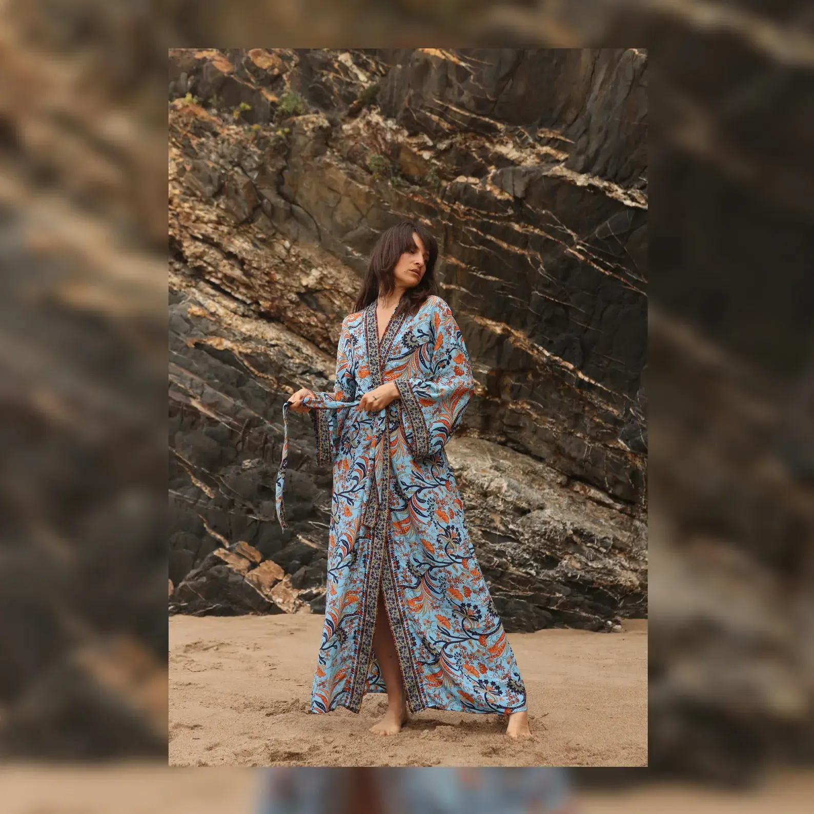 Elegant Kimono Robe for Relaxed Comfort