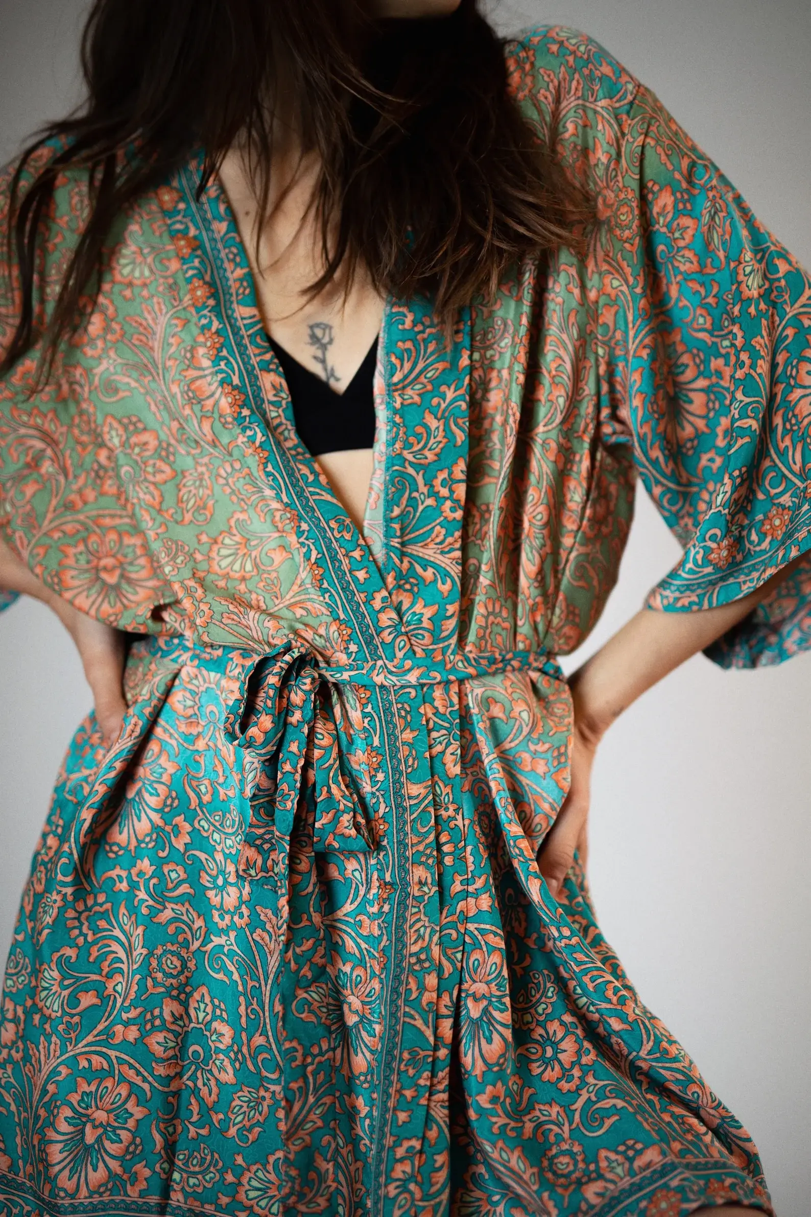 Vintage Kimono Robe for Everyday Elegance