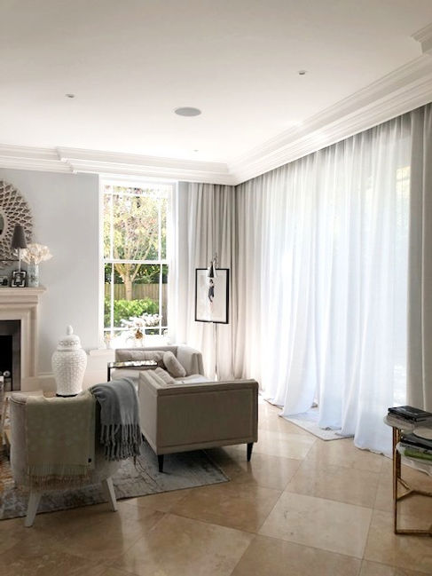 Voile curtains , Studio Lora Tarbet