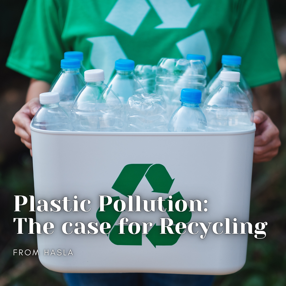 Plastic Pollution: The case for Recycling