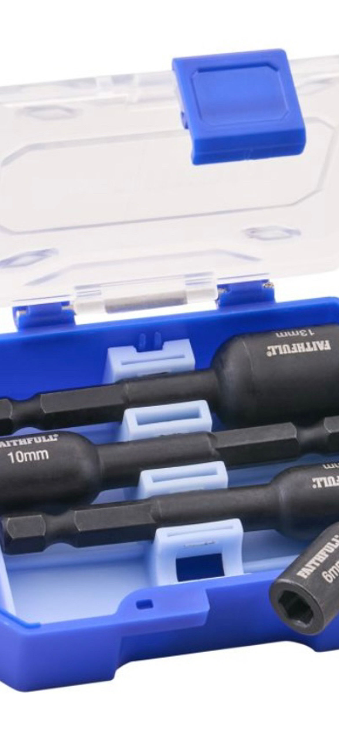 Faithfull 4 Piece Impact Nut Driver Set