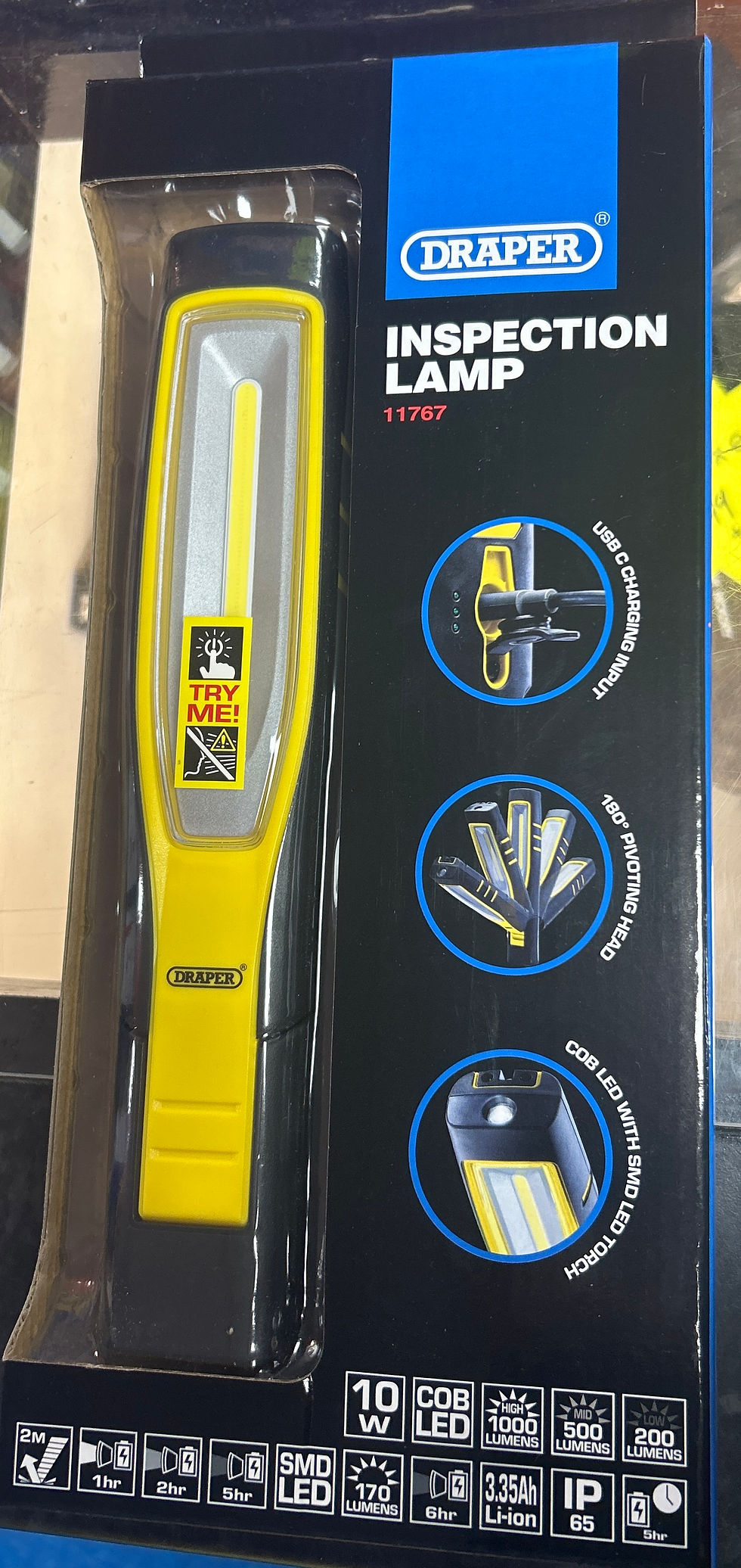 Thumbnail: Draper inspection lamp 1000 lumens