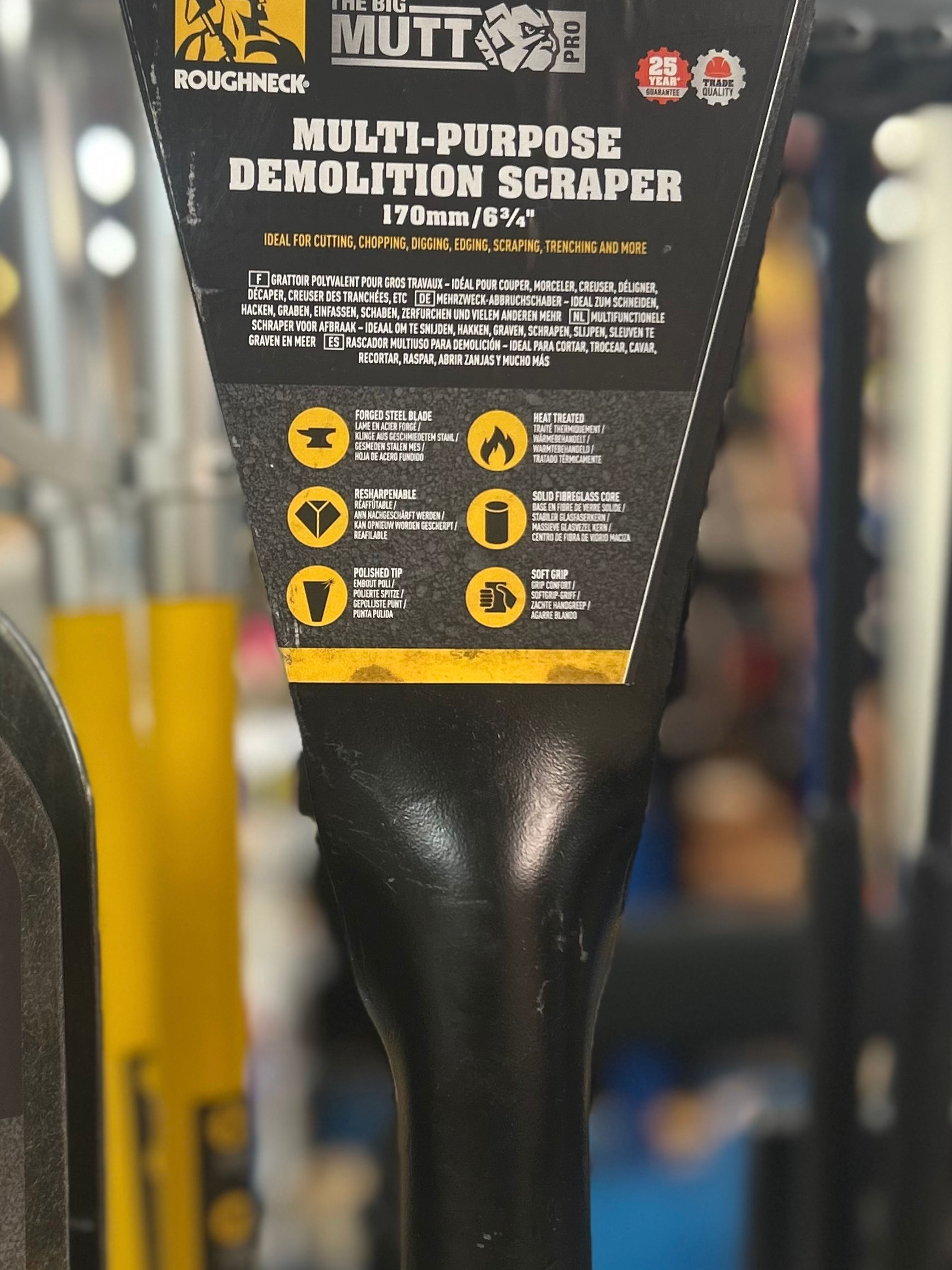 Roughneck multi-purpose demolition scraper (170mm)