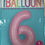 Thumbnail: Number 6 Giant Foil Helium Balloon