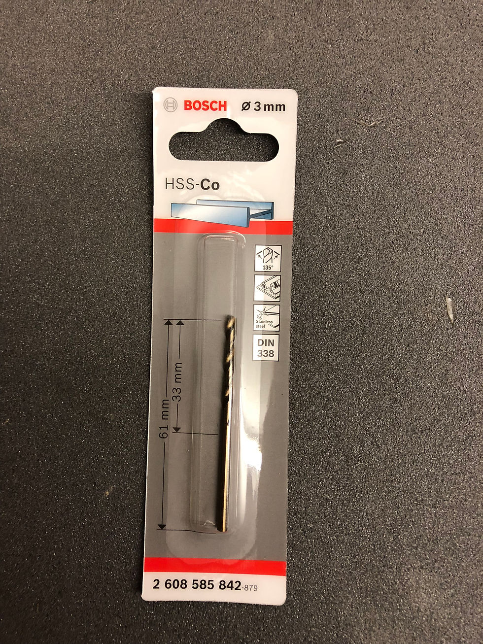 Thumbnail: Stainless Steel Drill 3mm