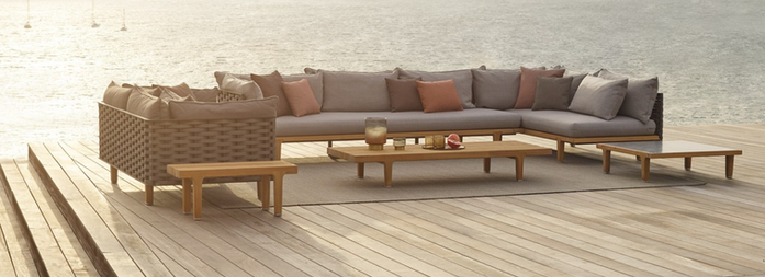 Jardins & terrasses vus par Faubourg Intérieurs, décorateur à Arcachon, Biscarosse et Bordeaux