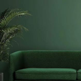 Couleurs profondes ? Faubourg Intérieurs, décorateur d'intérieur à Biscarrosse. Couleur vert sapin. 