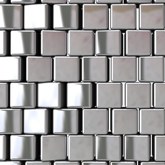 Chrome, couleur de l'année par Harry Nuriev. Faubourg Intérieurs, architecte d'intérieur à Bordeaux et Arcachon. Matière brute. 