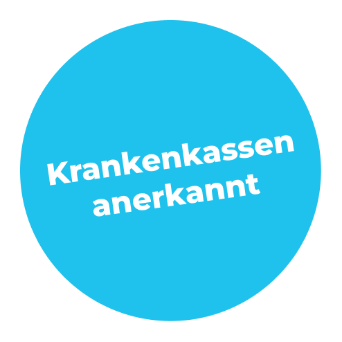 Krankenkassen anerkannt