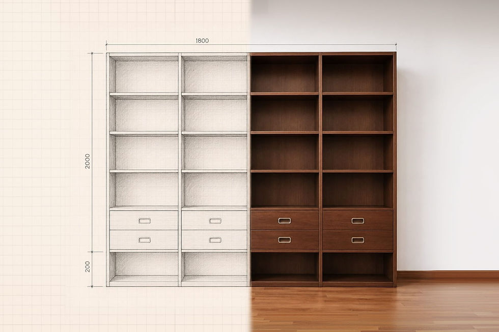 Einbauschrank in Planung
