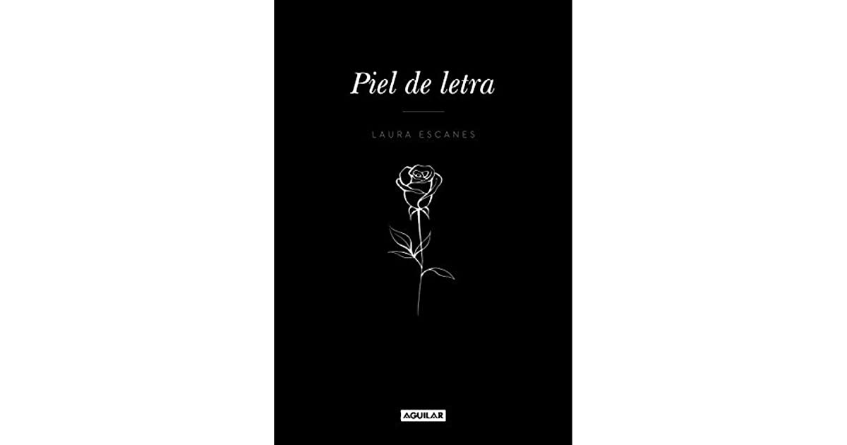 Piel de letra.