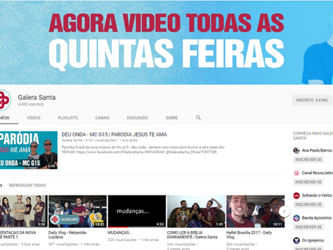 Entrevista com o youtuber católico ricardo robson, criador do canal galera santa.