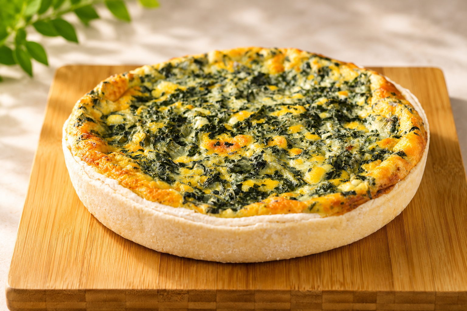 4 Large Spinach & Feta Quiches