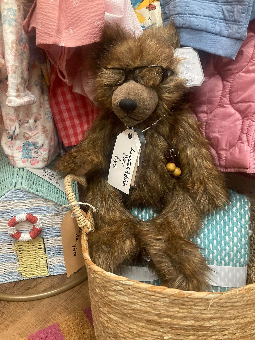 Joie De Vivre - Limited Silver Edition Suki - Harvey Bear complete with Certification