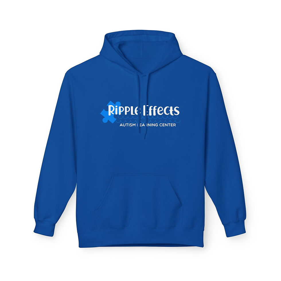 Thumbnail: Unisex Midweight Softstyle Fleece Hoodie w/White Logo