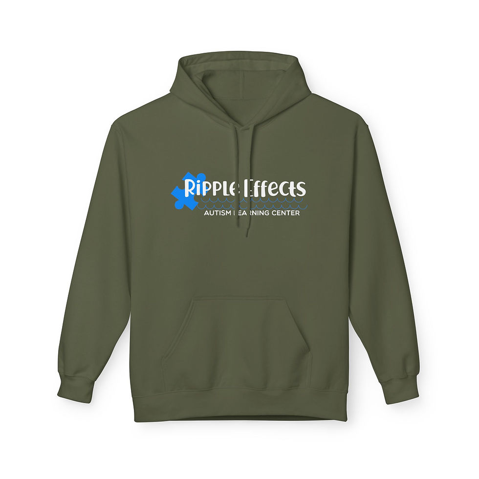 Thumbnail: Unisex Midweight Softstyle Fleece Hoodie w/White Logo