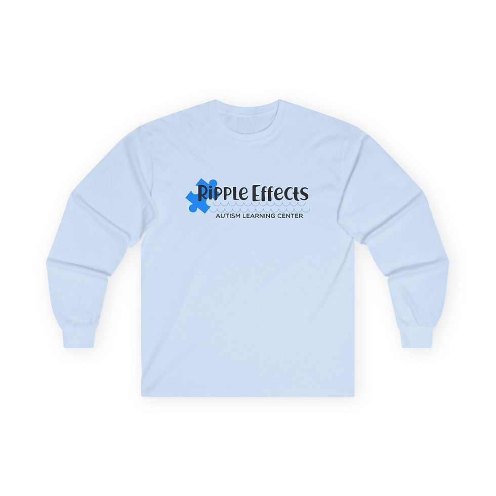 Thumbnail: Unisex Ultra Cotton Long Sleeve Tee w/Black Logo