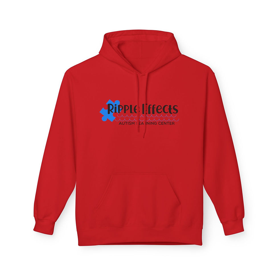 Thumbnail: Unisex Midweight Softstyle Fleece Hoodie w/Black Logo