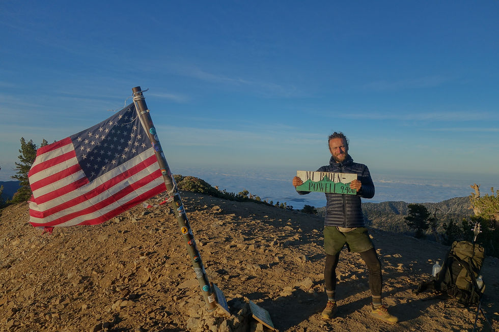 Op de top van Mt. Baden-Powell