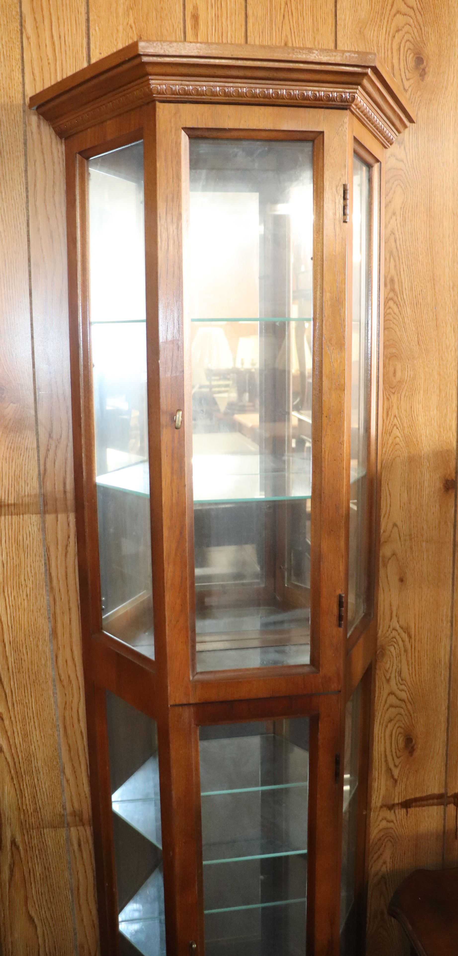 Mirrored Curio Cabinet