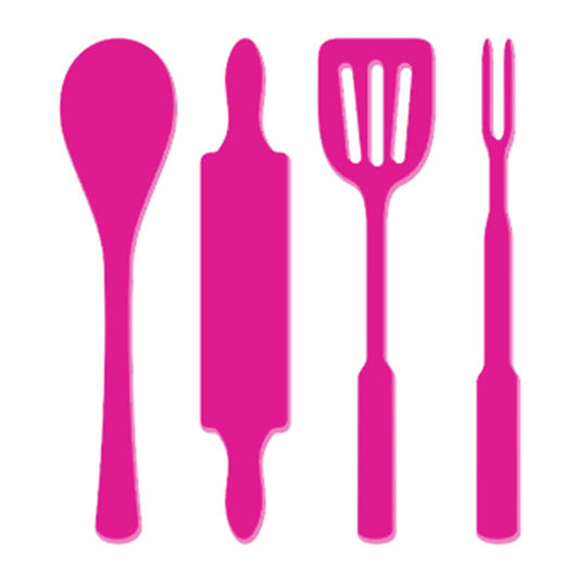 Kit Cozinha 4 Peças - Pink
