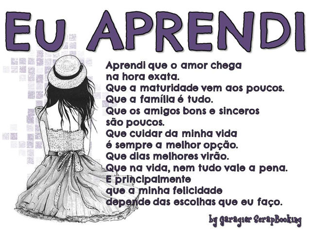 Eu Aprendi...