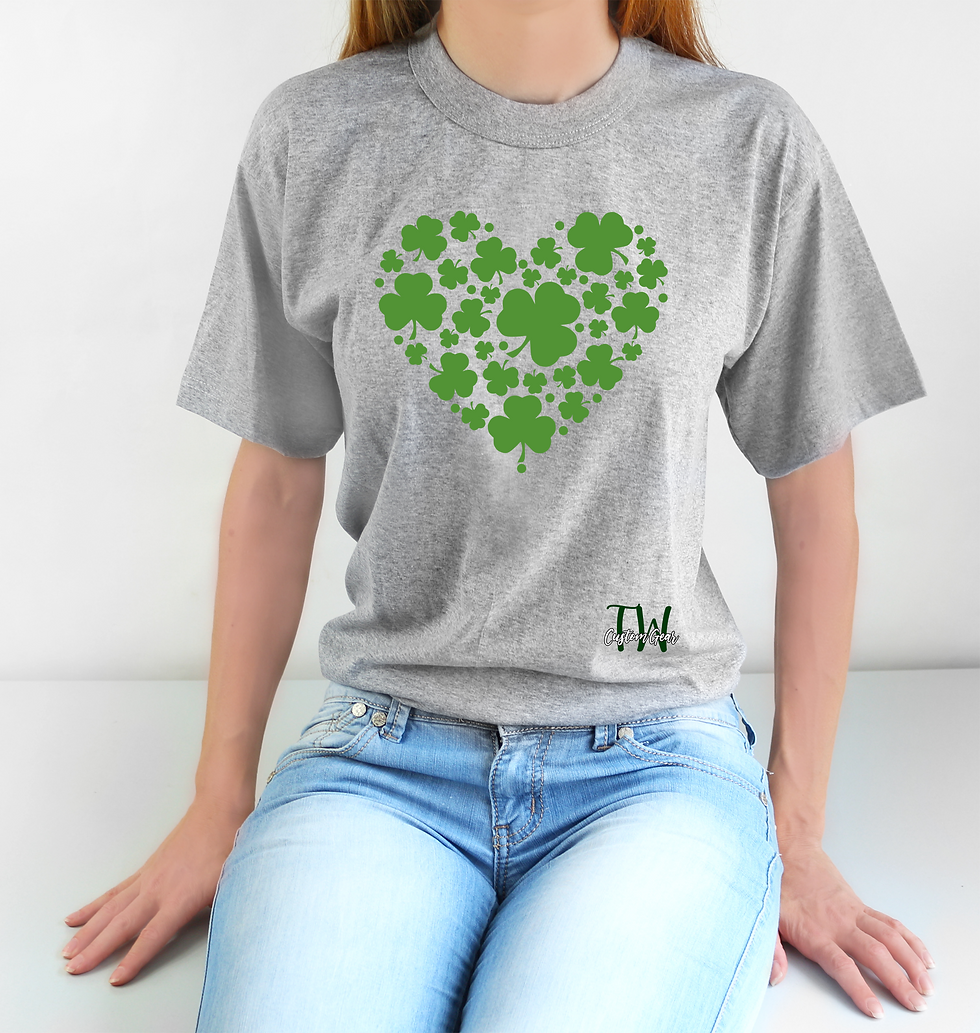 Thumbnail: Shamrock Heart St. Patrick’s Day T-Shirt/Sweatshirt