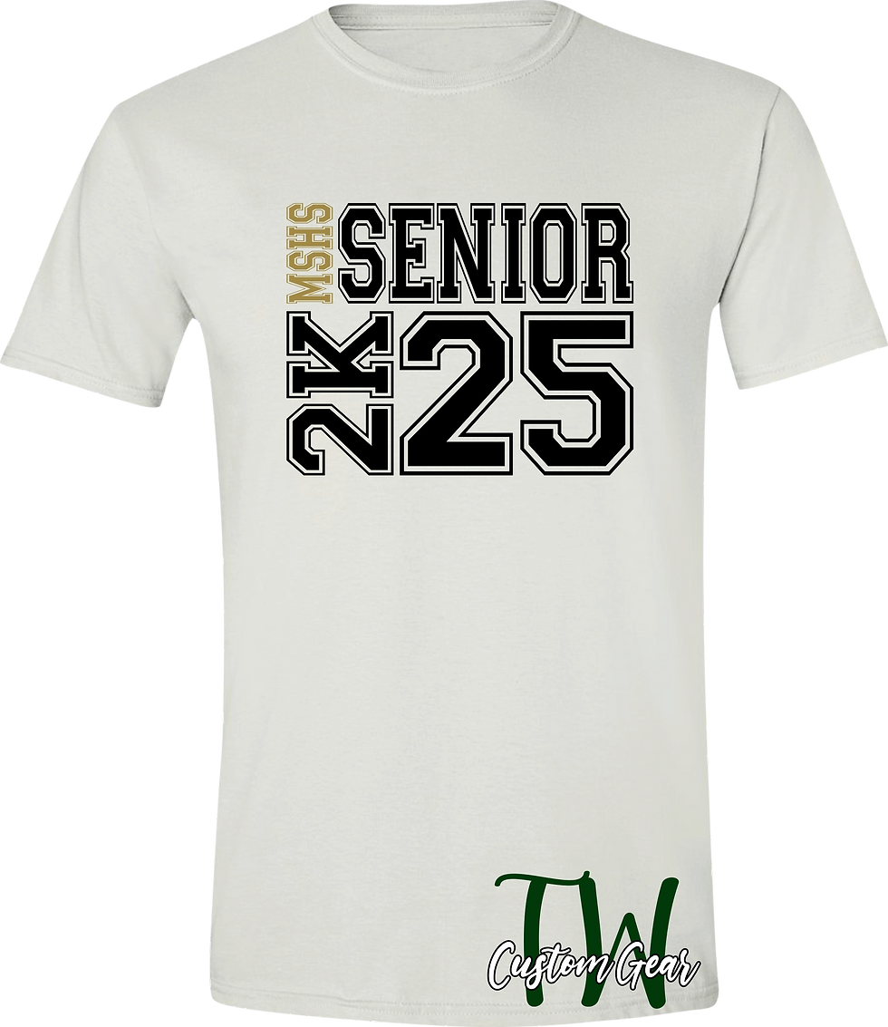 Thumbnail: Customizable Senior 2K25 T-Shirt