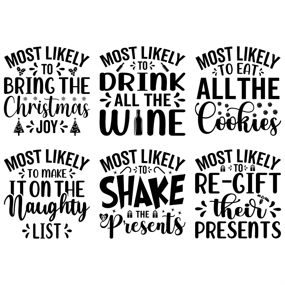 Thumbnail: Most Likely to Family Christmas T-Shirts