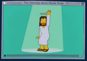 yisus simpsons.gif