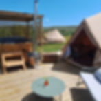 Tent and Hottub