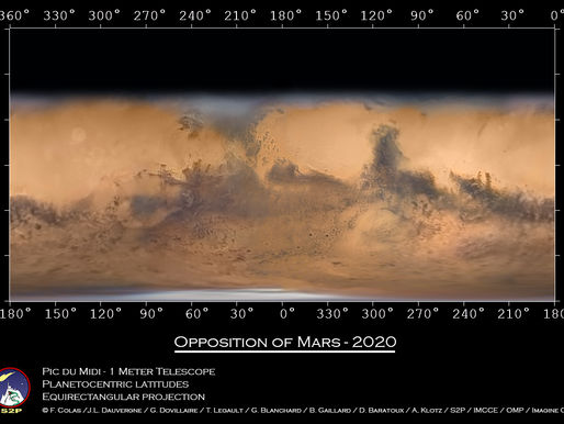 L’observatoire du Pic du Midi obtient une vue globale de Mars en 3D